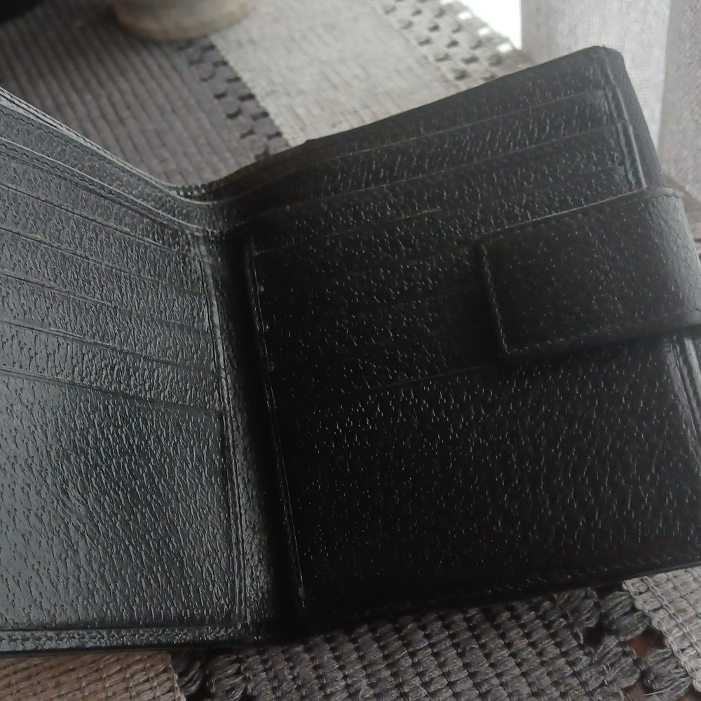 Gucci Vintage Eclipse Compact Wallet Black - Picture 6 of 9